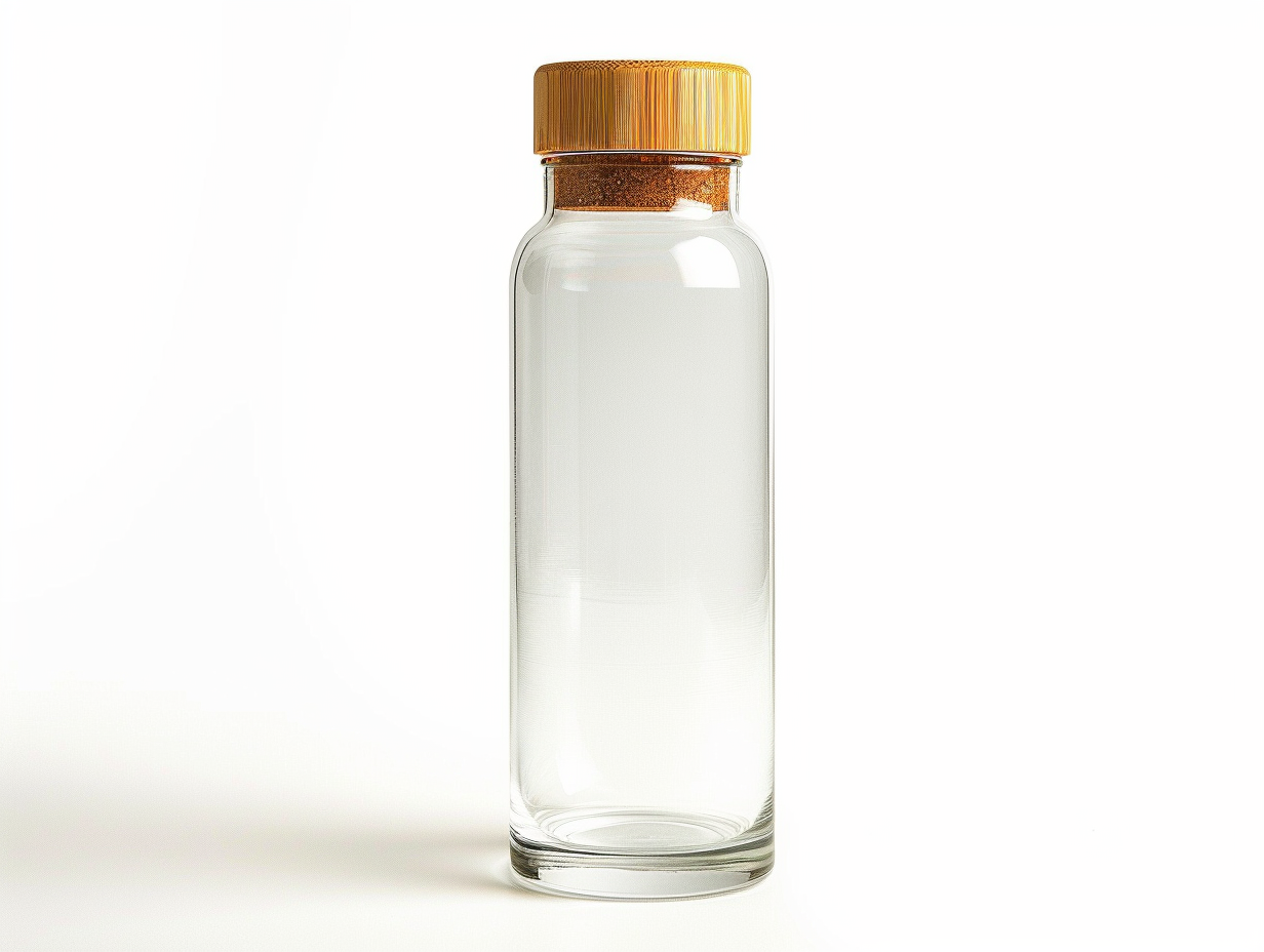 Cookvala Borosilicate Glass Oil Dispenser Bottle with Airtight Bamboo Lid, 500ml