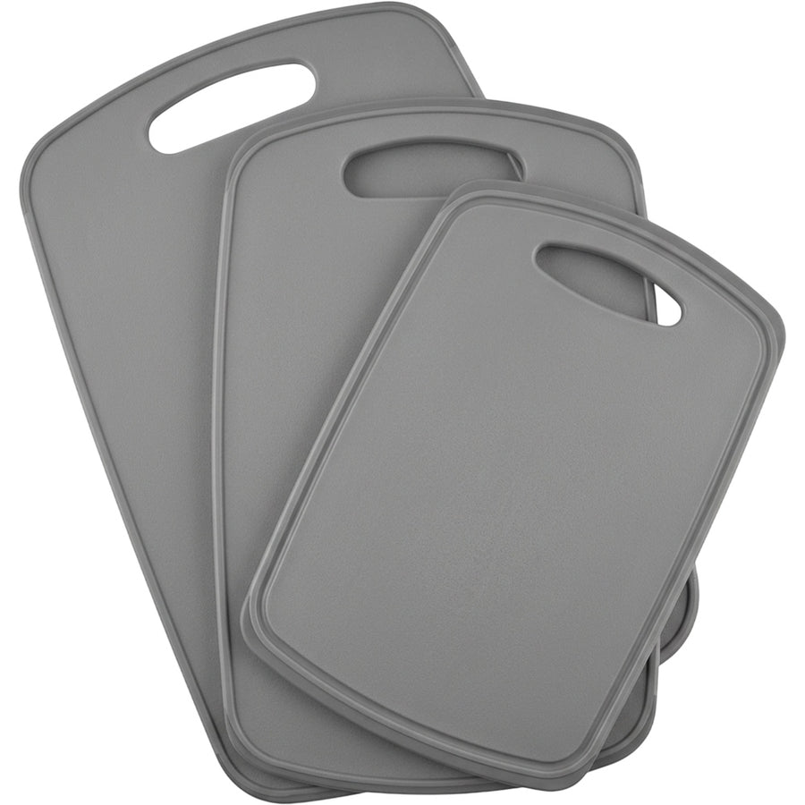 Cookvala Non Slip Cutting Board Set Gray 3 Pack